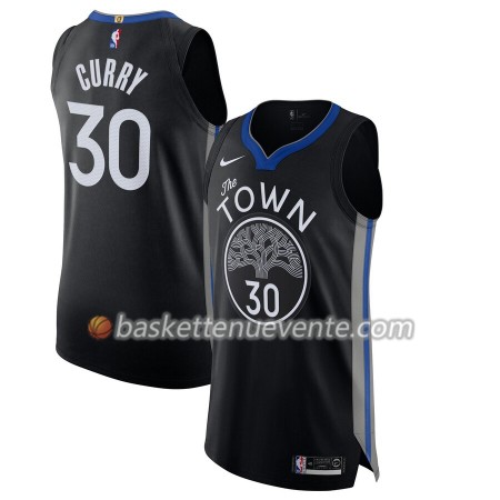 Maillot Basket Golden State Warriors Stephen Curry 30 2019-20 Nike City Edition Swingman - Homme